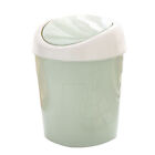 (Green)Table Trash Can Easy To Durable Space Saving Convenient Desktop Trash