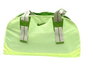 New Vintage NIKE Womens Large Gym Yoga Bag Holdall BA2806 Lime and Green