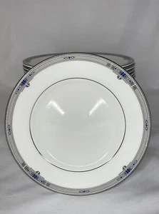 Wedgwood AMHERST PLATINUM 6" Bread and Butter Plates Lot Of 8 - Picture 1 of 4