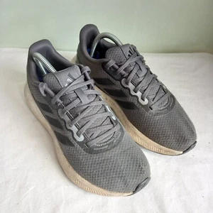 Adidas Run Falcon 3.0 grigio nero bianco scarpe da ginnastica sneakers donna UK 6.5 - Foto 1 di 14