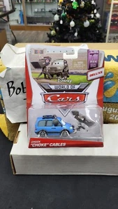NIB 2013 DELUXE CHUCK CHOKE CABLES RACING SPORTS NETWORK DISNEY PIXAR CARS #5/8 - Picture 1 of 5