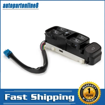Interruptor de ventana maestro del conductor para Mercedes Benz C280 C320 C230 C240 C55 AMG C350 Foto 1 de 4