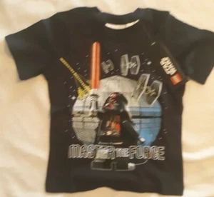 STAR WARS LEGO T-Shirt Boys/Girls Kids Size 4. Brand New with tags Black - Picture 1 of 3