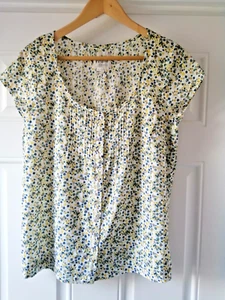 MISTRAL - PRETTY COTTON BLOUSE - Sz 14 - Picture 1 of 7
