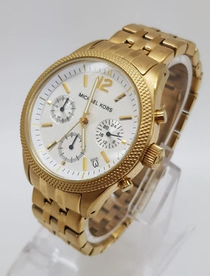 Reloj Michael Kors Ritz MK6132 - Cronógrafo Tono Dorado SS Mujer Foto 1 de 4