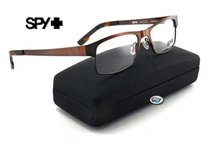 Nuevas gafas SPY MILES | Marrón oscuro castaño/lente de demostración transparente - Imagen 1 de 7