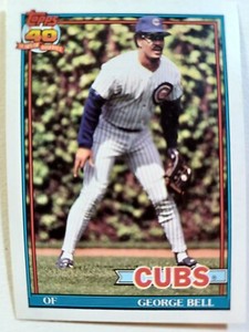 1991 Topps Traded Baseball #8 T George Bell