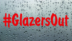 #GlazersOut x3 Man Utd Football Manchester Car Bumper Sticker Glazers Out Vinyl