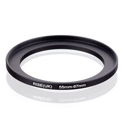 55mm-67mm 55mm to 67mm  55 - 67mm Step Up Ring Filter Adapter for Camera Lens - Image 1 of 3