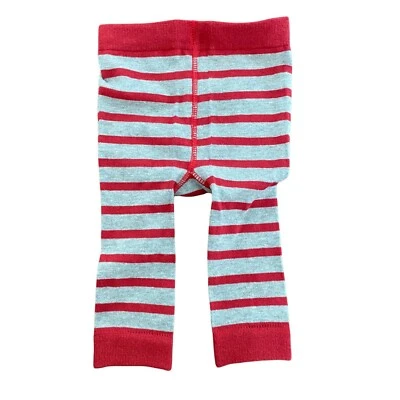 Suéter Mud Pie Gris Rojo Rayas Papá Noel Tejido Leggings Pantalones Talla 0-6 Meses Foto 1 de 4