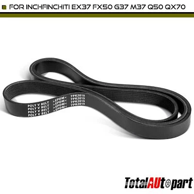 Cinturón serpentino 79,5 pulgadas para INFINITI EX37 FX50 G37 M37 Q40 Q50 Q60 Q70L QX50 Foto 1 de 4