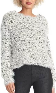 Forever 21 Fluffy Grey Crew New Sweater Size M - Picture 1 of 8
