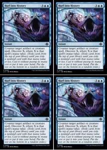 MTG - 4x HURL INTO HISTORY - Lost Caverns of Ixalan (U) - Picture 1 of 1