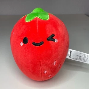 Smoko Stella Strawberry Plush Mini Mochi 6” Stuffed Toy Fruit - Bild 1 von 9
