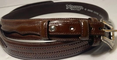 Cinturón Nocona Hombre Talla 42 Cinturón Cuero Marrón N2476802 Usado en Excelente Condición Foto 1 de 4