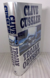 TROJAN ODYSSEY Clive Cussler SIGNED 1st Edition 2003 HC/DJ EXCELLENT! - Foto 1 di 5