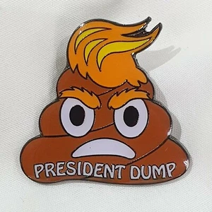 President Dump Enamel Pin Badge Scouts Girl Guides Camp Blanket Donald Trump - Picture 1 of 1