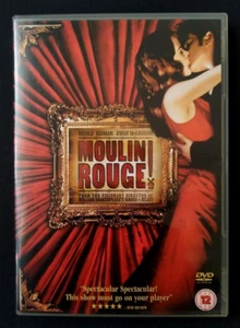 Moulin Rouge Cabaret DVD Musical Romance Movie Nicole Kidman Ewan McGregor - Picture 1 of 5