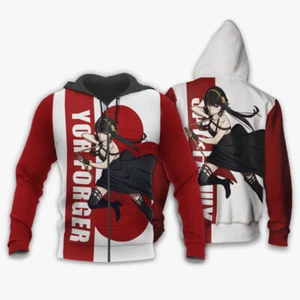 SPYxFAMILY Anime Kapuzen Sweatshirt Hoodie Hooded Pullover Jacke jacket Coat - Picture 1 of 2