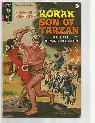 KORAK SON OF TARZAN #42 VG/ FN   OW/WHITE PAGES BRONZE COMIC GOLD KEY 1971 - Image 1 of 2