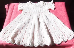 ROBE au CROCHET  Création S RAISONNIER  sur commande sur mesures NYNETTE - Imagen 1 de 8