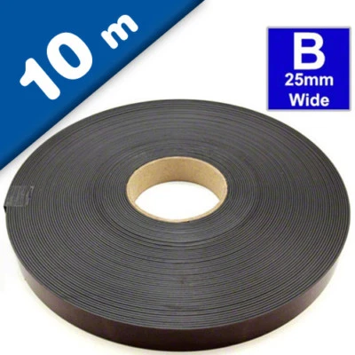 Magnetband Magnetstreifen selbstklebend 1,5mm x 25,4mm x 10m, Typ B - Bild 1 von 4