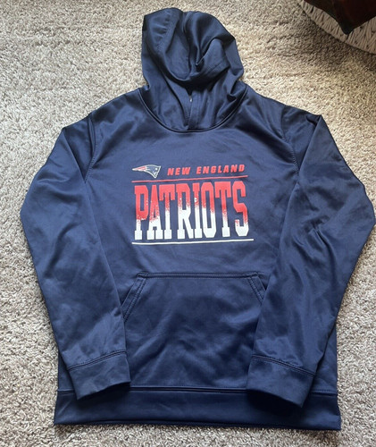 VETEMENTS Felpa con cappuccio New England Partriots NFL Team Apparel. Youth XL (18 20)