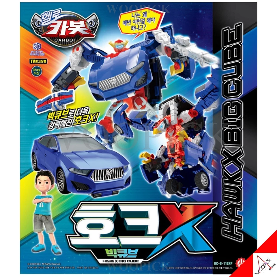 Hello Carbot HAWK X BIC CUBE Blue Transformer Robot Car Figure Toy New 2024 - Image 1 of 4