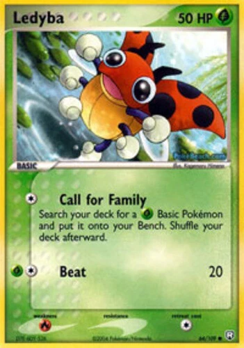 Pokemon - Ledyba - 64/109 - Common - EX Team Rocket Returns - NM - Image 1 of 1