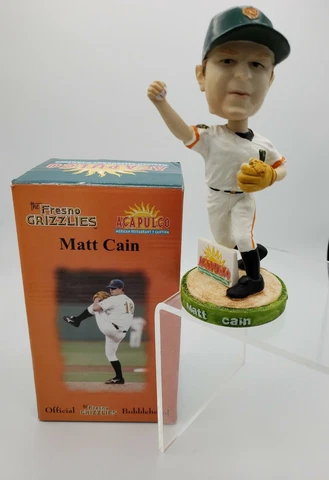 Fresno Grizzlies Matt Cain 2005 Baseball Bobblehead SGA Cover