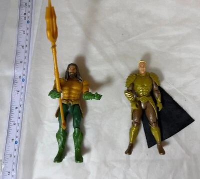 DC Multiverso Lote Aquaman & King Orm Película Figura Mattel Trench Warrior LEER Foto 1 de 2