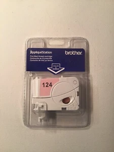 BROTHER APPLIQUE STATION PRE FILLED THREAD CARTRIDGE # 124 pink- New - Picture 1 of 2