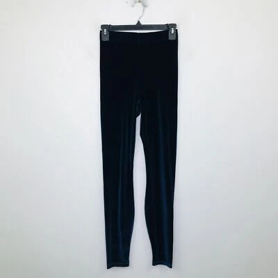 Fabletics Women's Small Leggings Blue Emma Velour High-Waist Yoga NWT CX15 - Image 1 of 4