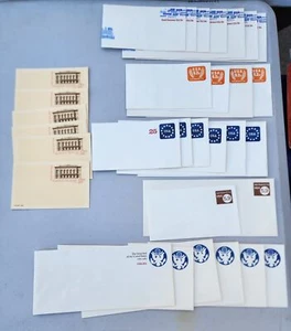 Lot of 31 US Postage Stamped Envelopes Sc# UX 96, U591, U602, U604, U606, & U611 - Picture 1 of 5