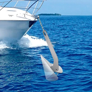 Delta Style Anchor Solid 316 Stainless Steel 10kg/22 lbs For Boat - Picture 1 of 12