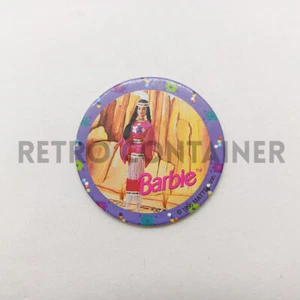 Vintage Waddingtons POG POGS WPF 1994 Caps - Barbie Mattel Italian - Picture 1 of 1