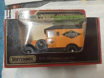 Y-19 1929 c 1986 Morris Cowley Van Jacobs cream Macau MB MOY 1:39 neuw. OVP - Bild 1 von 4