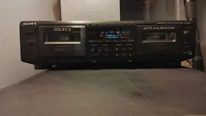 Sony TC-WE605S Stereo Cassette Deck With Dolby S. -HEAR IT- {{{RESTORED}}} - Picture 1 of 10