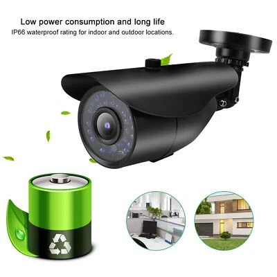 TVI/AHD/CVI/CVBS PAL Bullet Camera IP66 Outdoor IR Night Analog CCTV D CE - Image 1 of 4