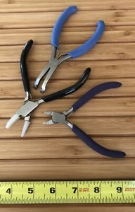 3 Jewelry Making Beading Tool Pliers - Mixed Lot BeadSmith Bead Buddy Patent - Picture 1 of 7