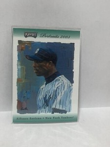 2003 Playoff Portraits All-Star Fanfest GREEN Parallel - Rare ALFONSO SORIANO