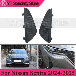 1Pair Front Bumper Fog Light Cover Grille For Nissan Sentra 2024-2025 - Picture 1 of 10