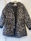 Soaked In Luxury Coat Animal Print Size Xl Puffer Long