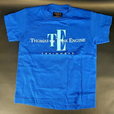 Camiseta para niños Thomas The Tank Engine nueva stock antiguo EE. UU. talla 4 c1997 dvdBX Foto 1 de 4