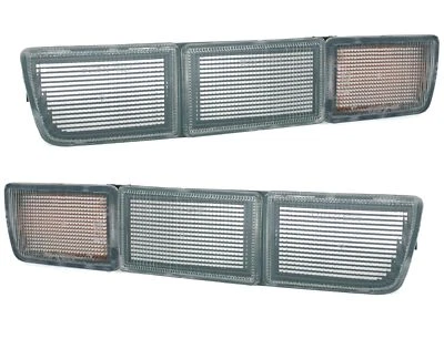 Para VW GOLF 3 III 1991-1999 Intermitente Delantero + Largas Molduras Blancas - Imagen 1 de 4