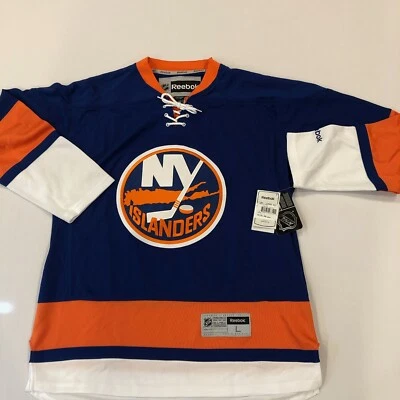 New York Islanders NHL Hockey Jersey Blue NWT Reebok Premier NOS Mens L $135 - Image 1 of 4