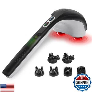 Masajeador de espalda portátil inalámbrico Snailax con calor, elegible para FSA HSA, Deep Tis - Imagen 1 de 5