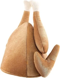 Turkey Bird Christmas Dinner Festive Novelty Hat Fancy Dress Stocking Filler - Picture 1 of 1