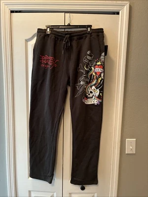 Pantalones deportivos Ed Hardy para hombre talla grande Foto 1 de 4