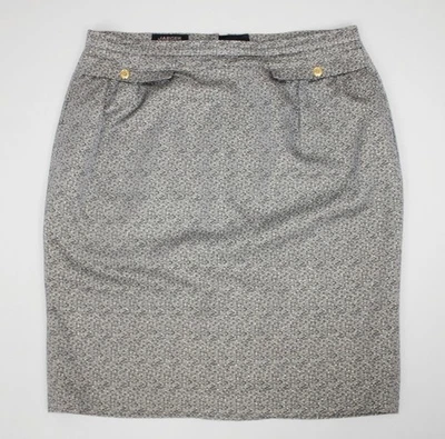 Jaeger Women’s Pencil Skirt Grey Metallic Wool Blend Lined Classic UK 14 - Image 1 of 4